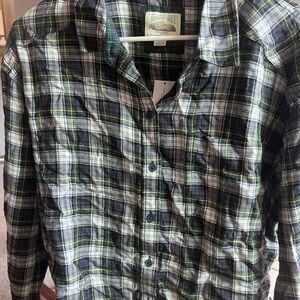 American Eagle Crop Flannel